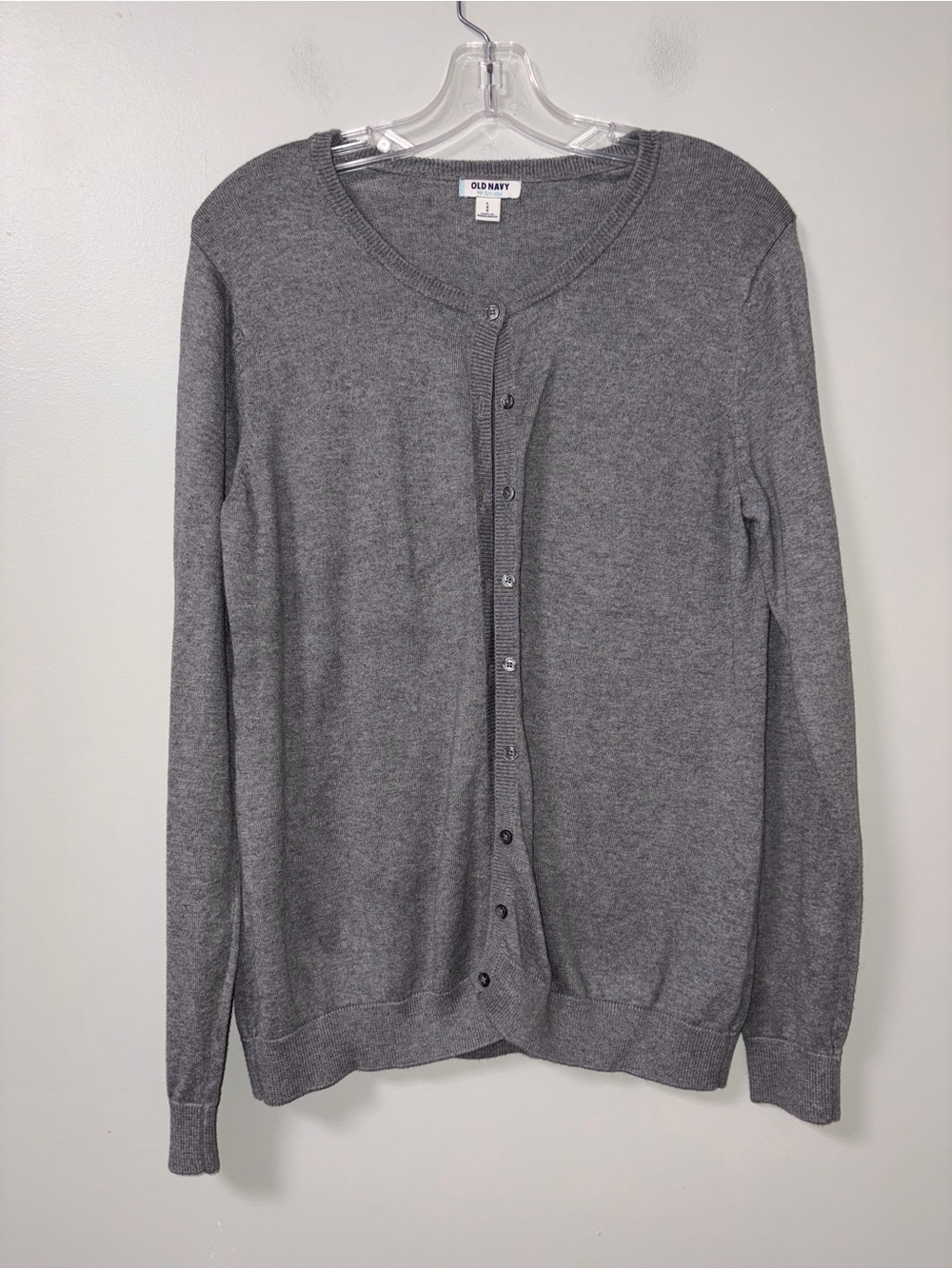 Old Navy Gray Button Up Cardigan Sweater Viscose Blend Women’s L